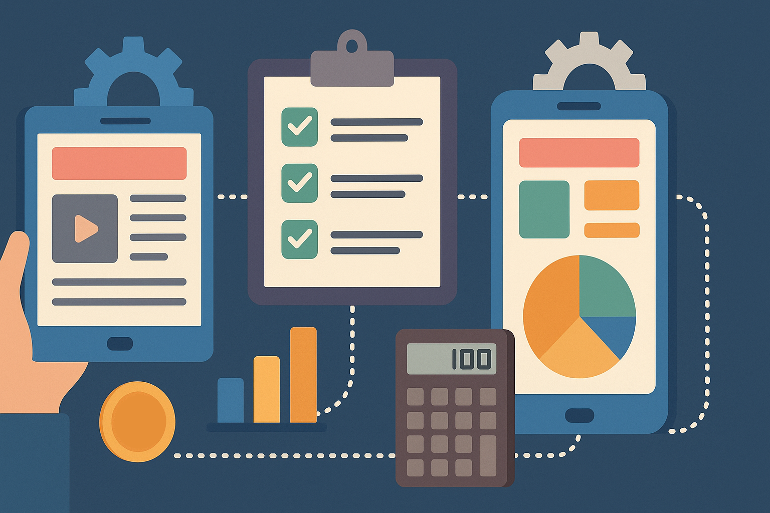 Gestión eficiente de recursos en el desarrollo de apps.